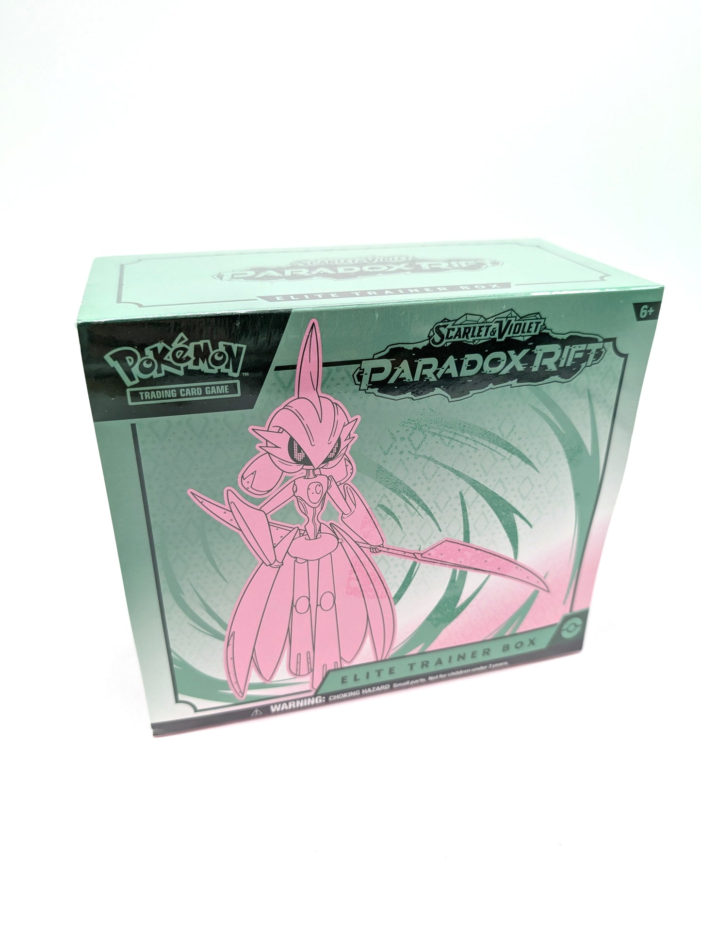 Pokémon TCG: Scarlet & Violet—Paradox Rift Elite Trainer Box - Iron Valiant (9 Booster Packs, 1 Full-Art Foil Card & Premium Accessories)