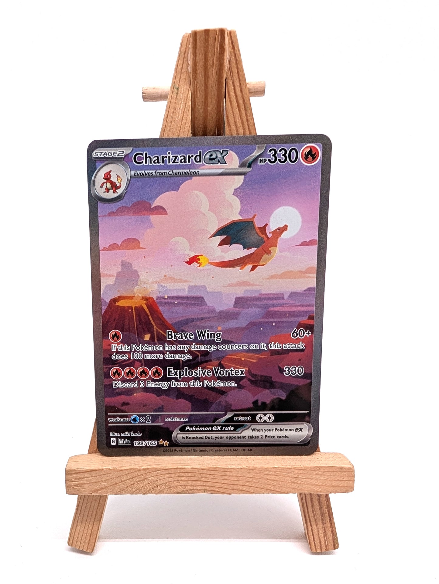 Pokemon S&V-151 Charizard EX Special Illustration Rare Card 199/165