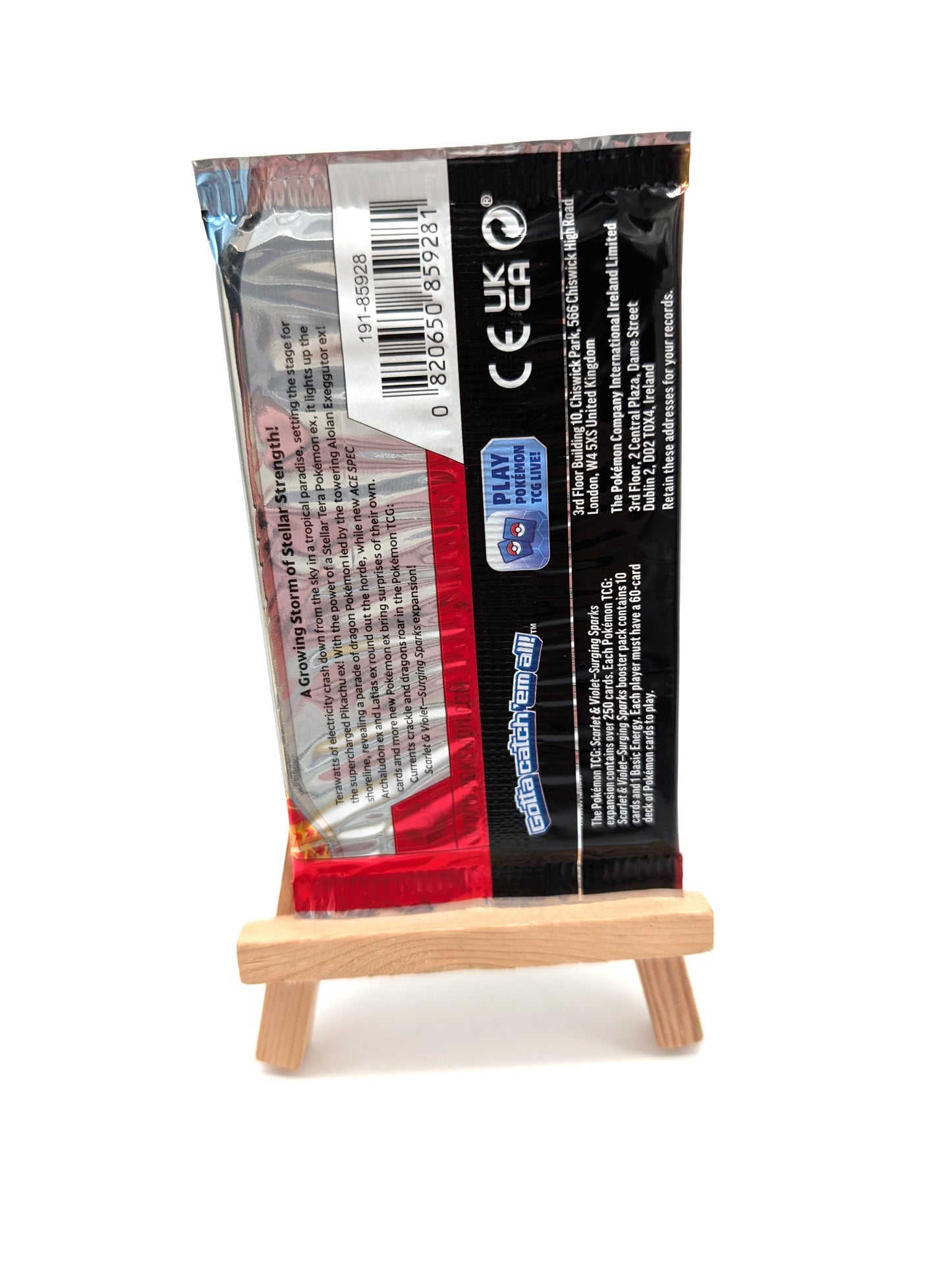 Pokemon Scarlet & Violet Surging Sparks Single Pack English