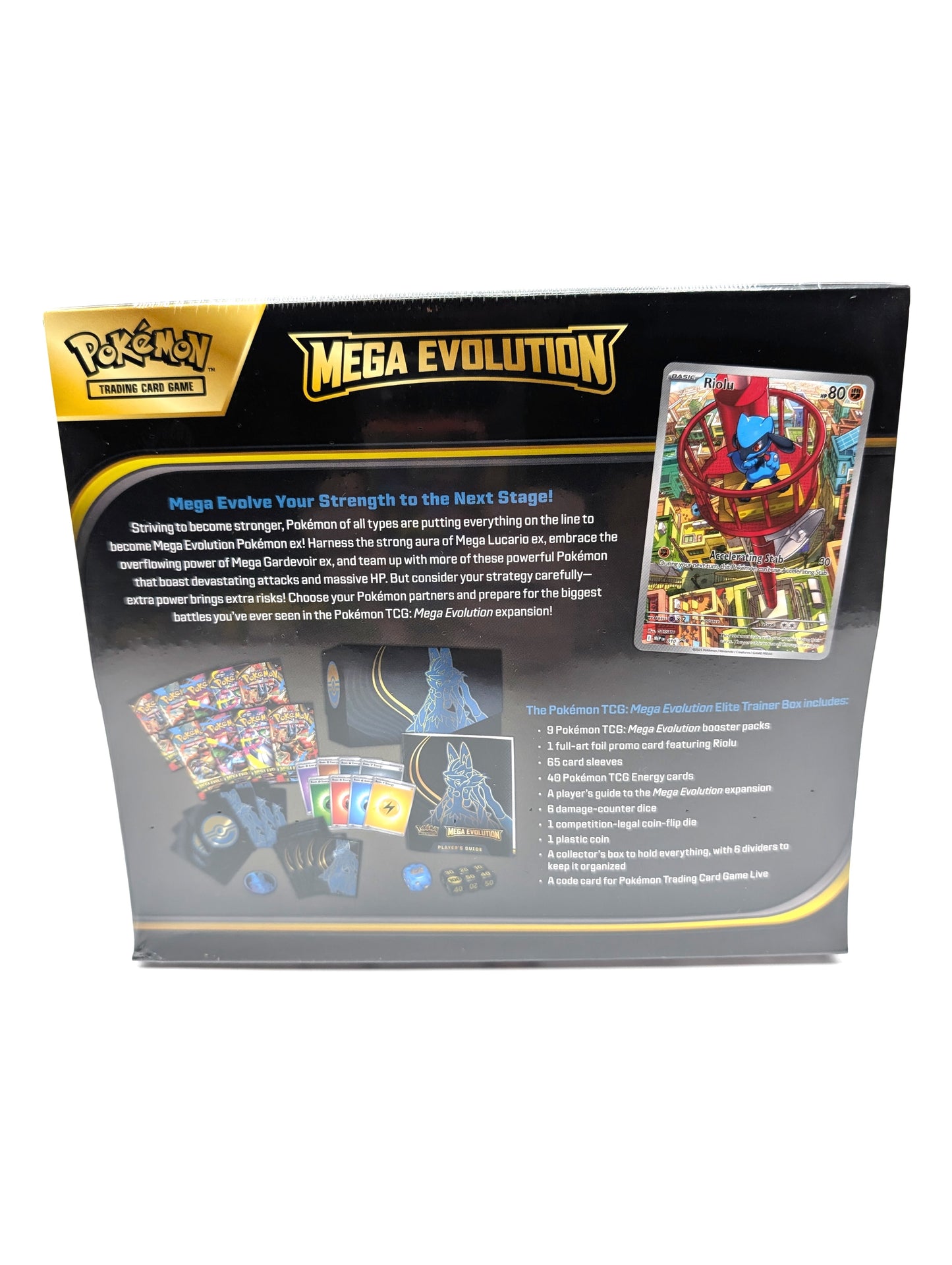 Pokemon Mega Evolution ETB Elite Trainer Box Lucario