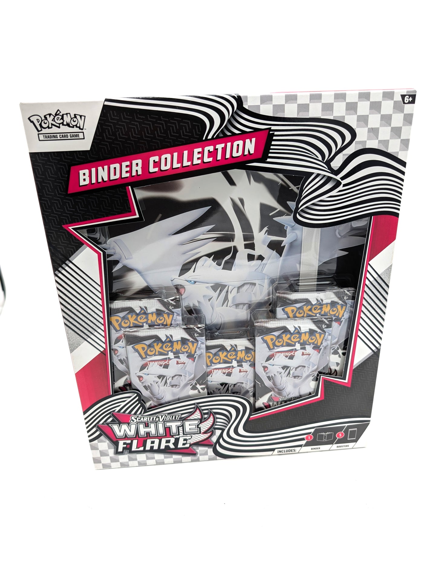 Pokemon TCG Scarlet & Violet White Flare Binder Collection New & Sealed Inhand