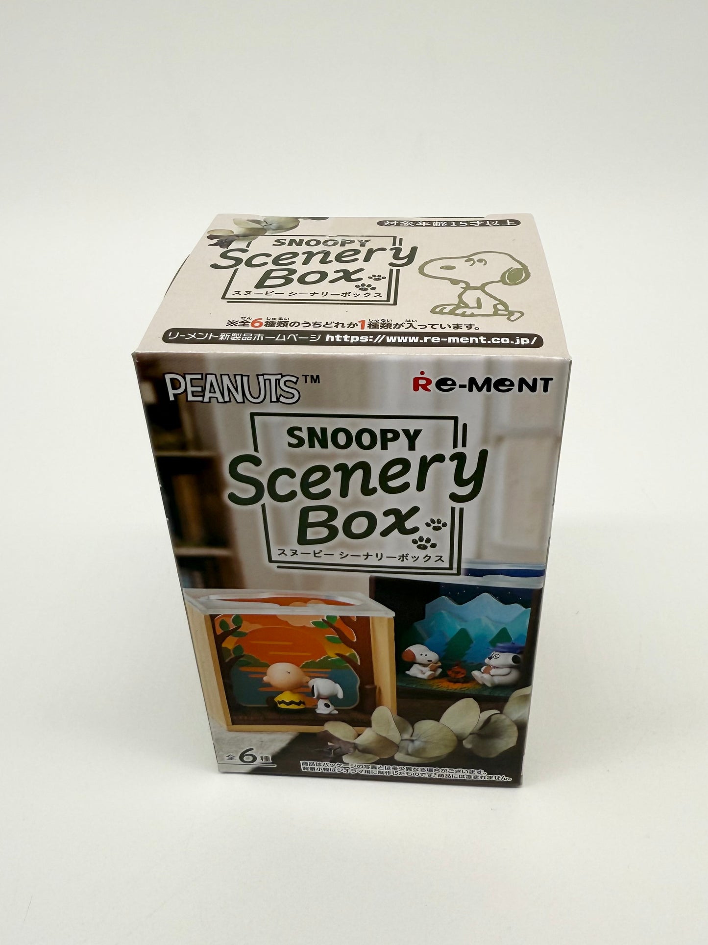 Peanuts Snoopy Official Re-Ment Blind Box Scenery Box Collection Figurine Sealed