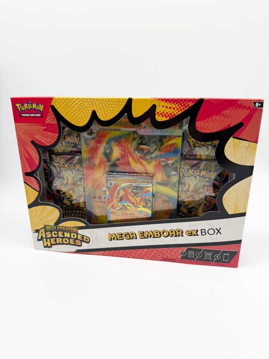 *RESERVED BALLOT WINNER - ATLAS* Ascended Heroes Mega Emboar EX Box