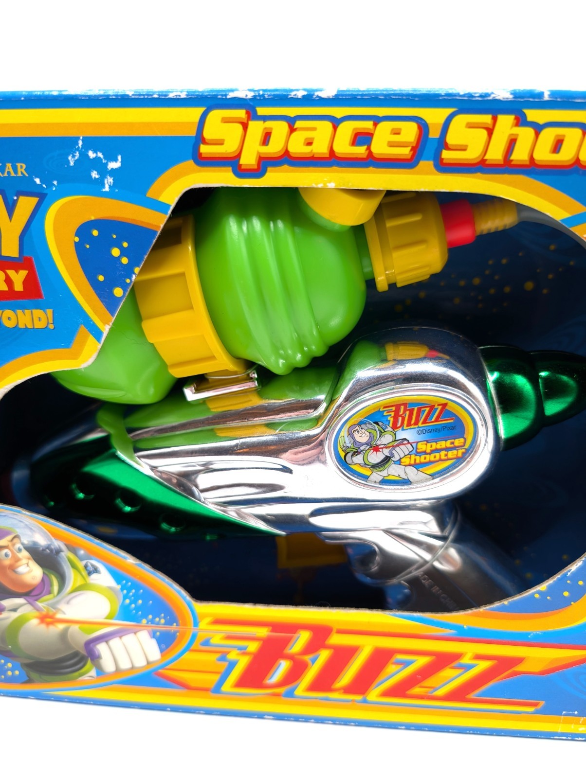 Vintage Toy Story Disney Store Toy Space Shooter Buzz Lightyear Boxed Unused