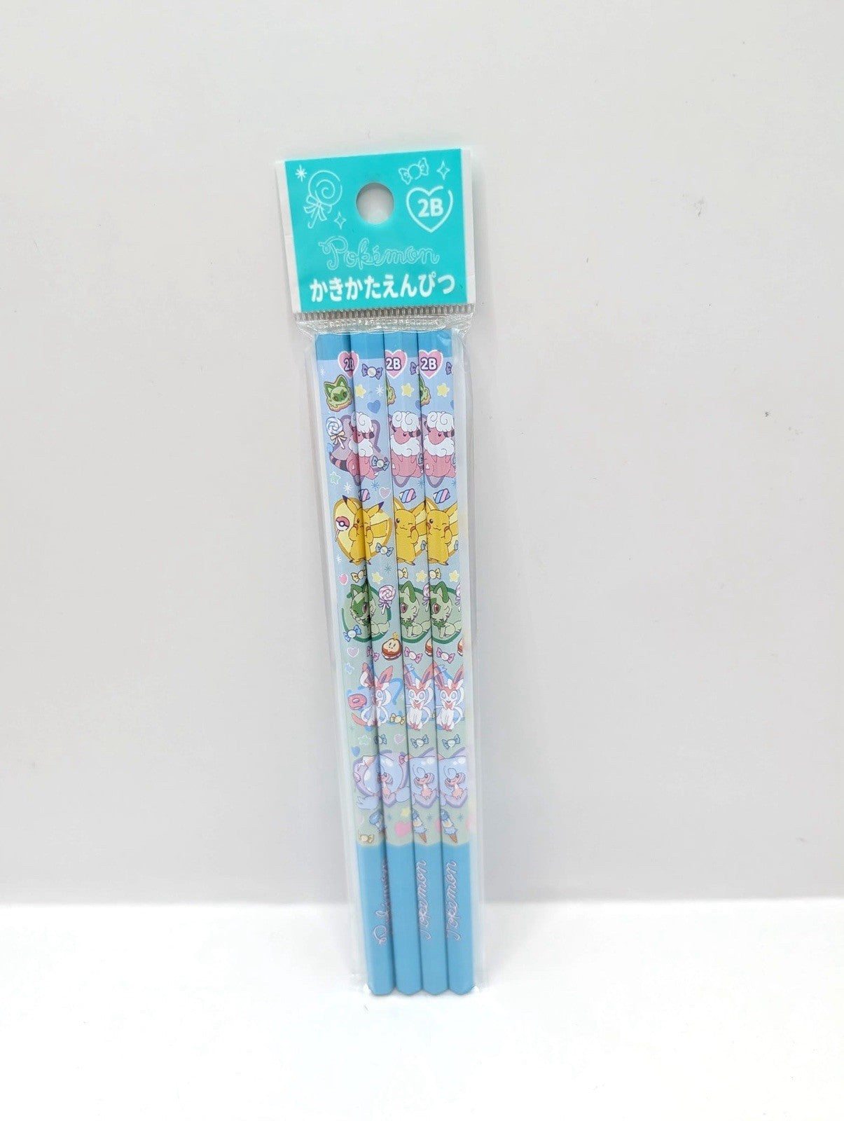Official Pokemon Pencil Set Of 4 2B New & Sealed Japan Design