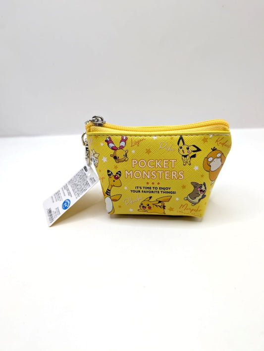 New With Tags Pokemon Official Japan Exclusive Coin Purse Keyring Yellow