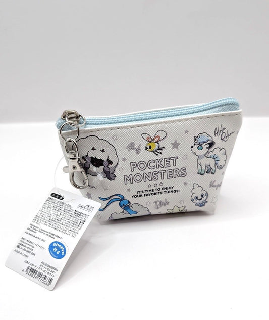 New With Tags Pokemon Japan Exclusive Official Coin Purse Keyring White