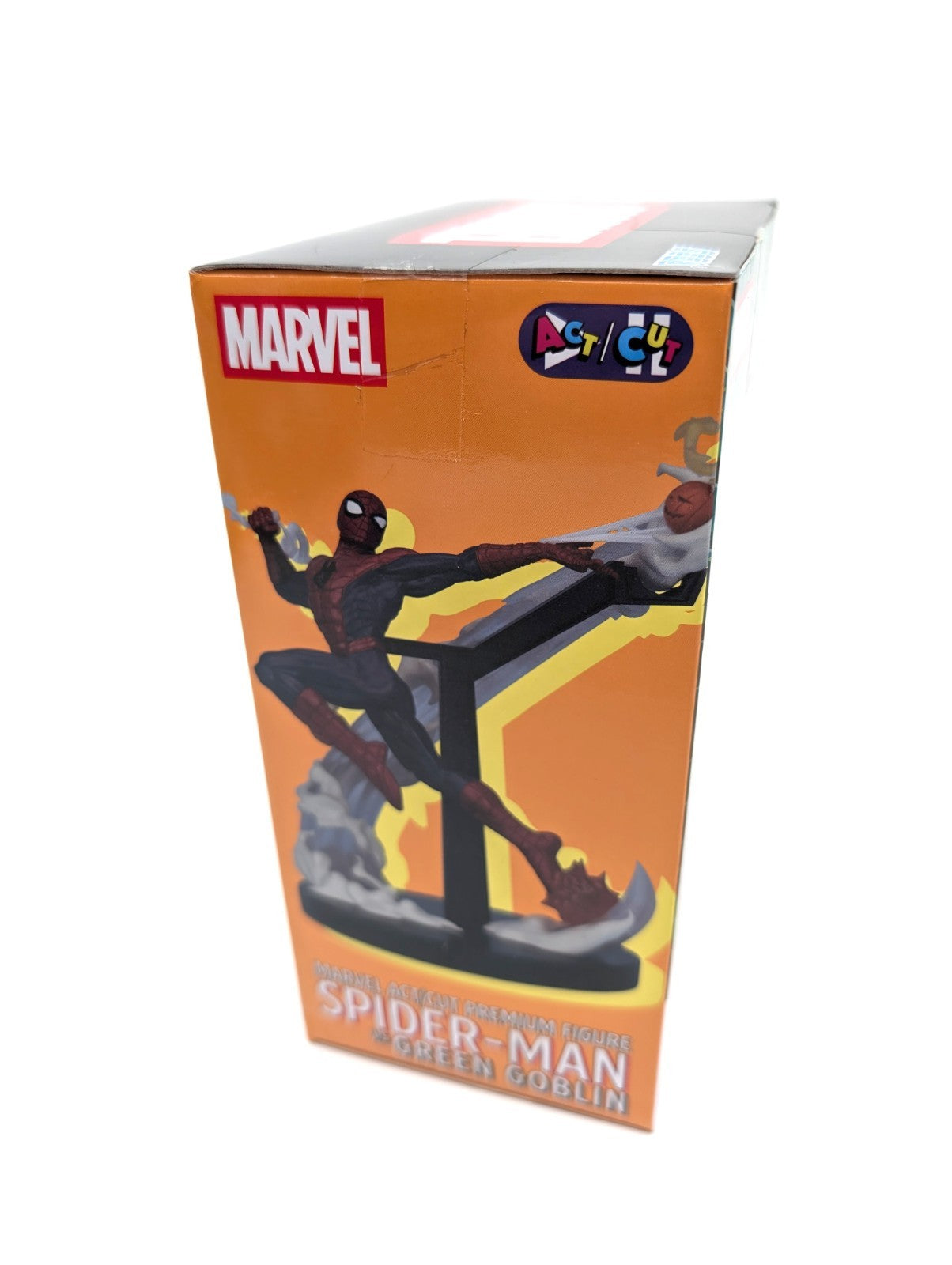 MARVEL ACT/CUT Spider-Man Premium Figure "Spider-Man vs. Green Goblin" New UK