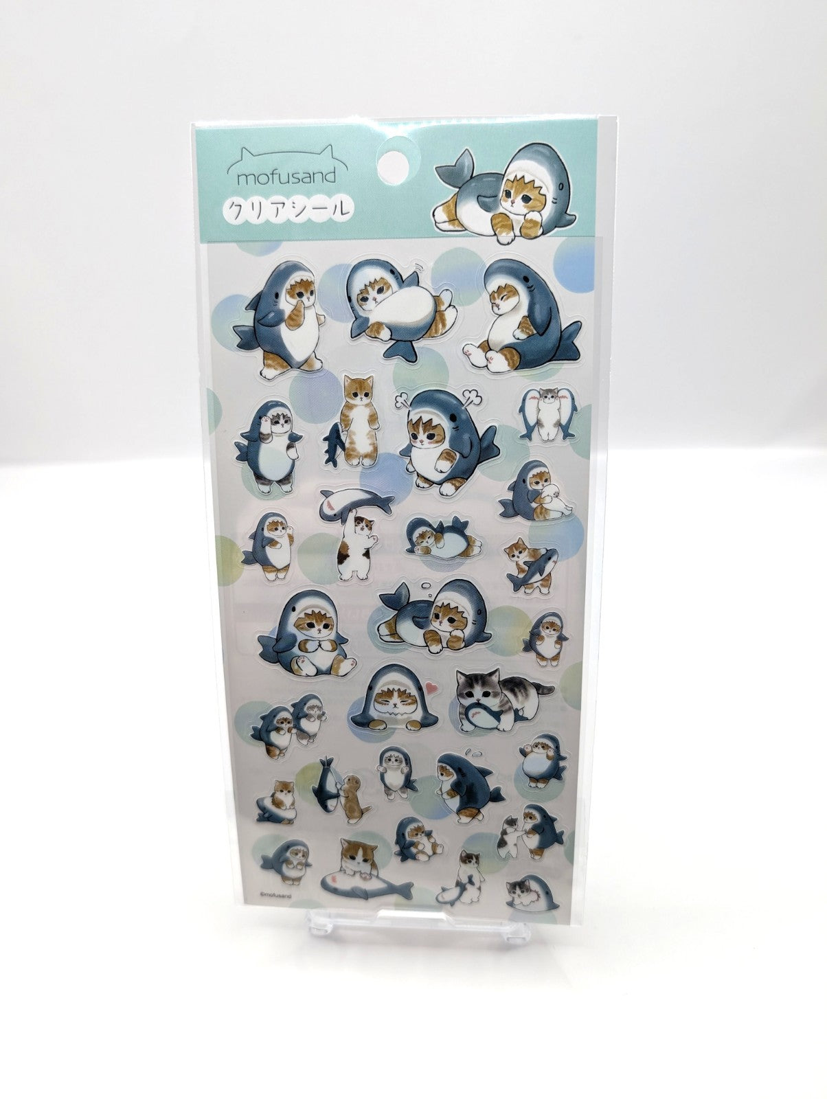 Official Japan Exclusive Mofusand Shark Sticker Pack New And Sealed