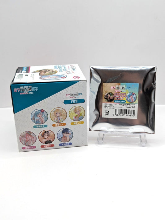 Hatsune Miku World Fes Culture 39 Badge Pack New And Sealed