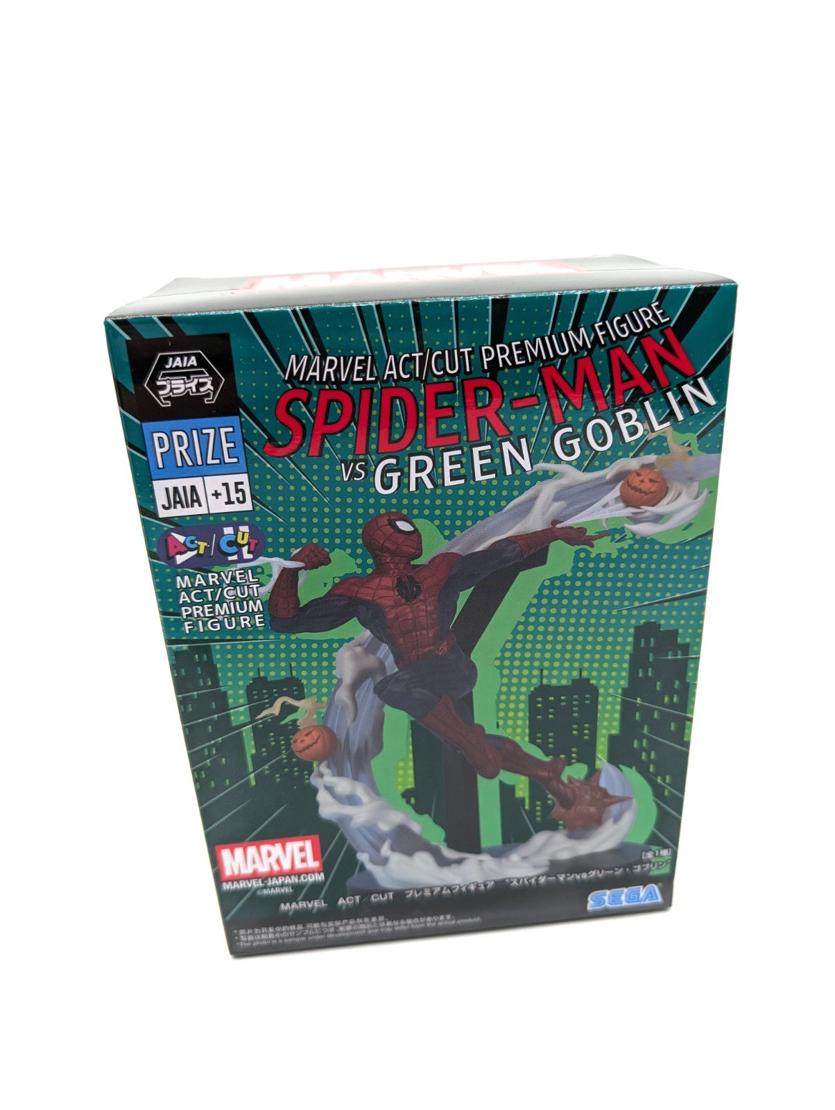 MARVEL ACT/CUT Spider-Man Premium Figure "Spider-Man vs. Green Goblin" New UK