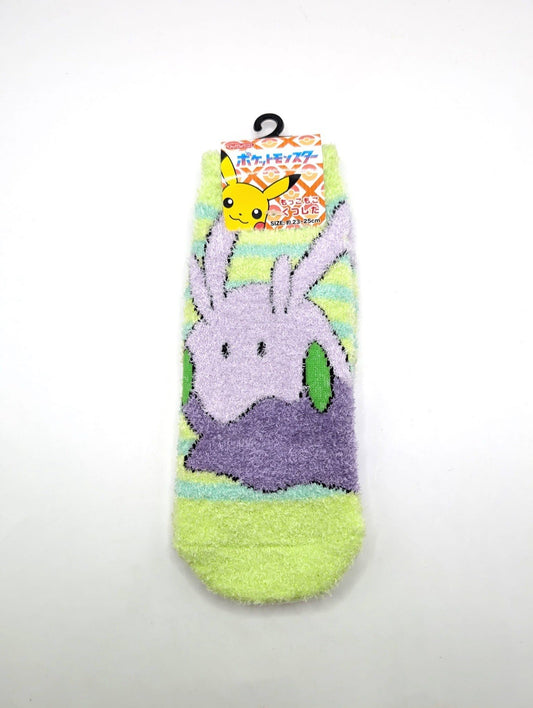 New With Tags Official Pokemon Goomy Fluffy Socks Women’s U.K. 4-8
