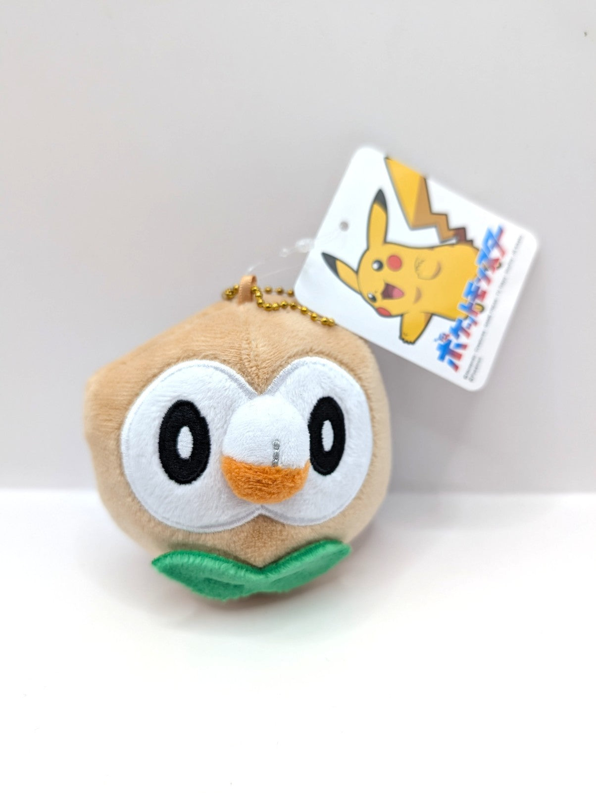 Official Pokemon Japan Rowlett Small Coin Purse Plush Keychain New With Tags