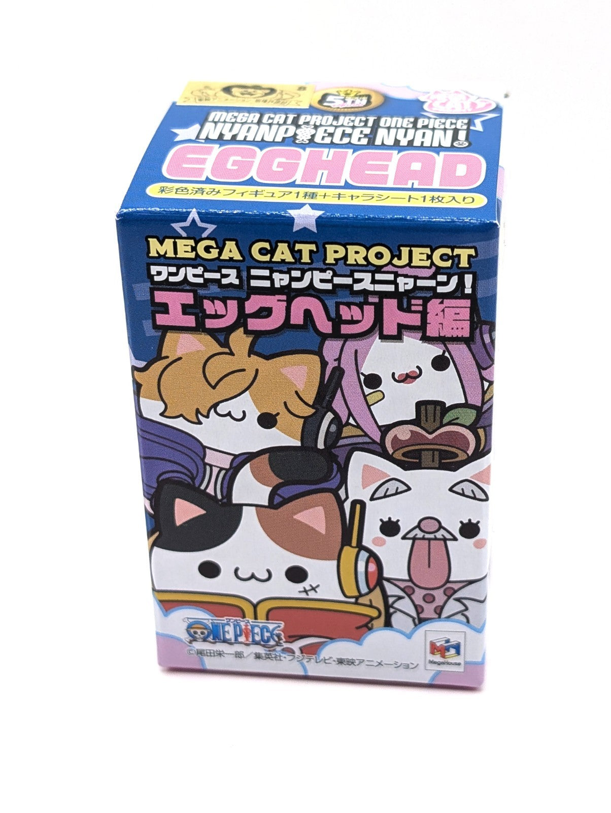 One Piece Mega Cat Project Nyan Egghead Blind Box Cat Figurine New And Sealed