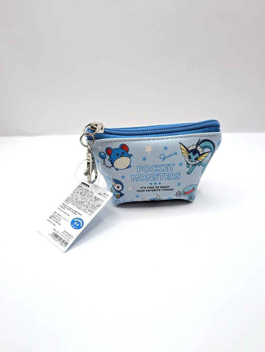 New With Tags Pokemon Official Japan Exclusive Coin Purse Keyring Blue
