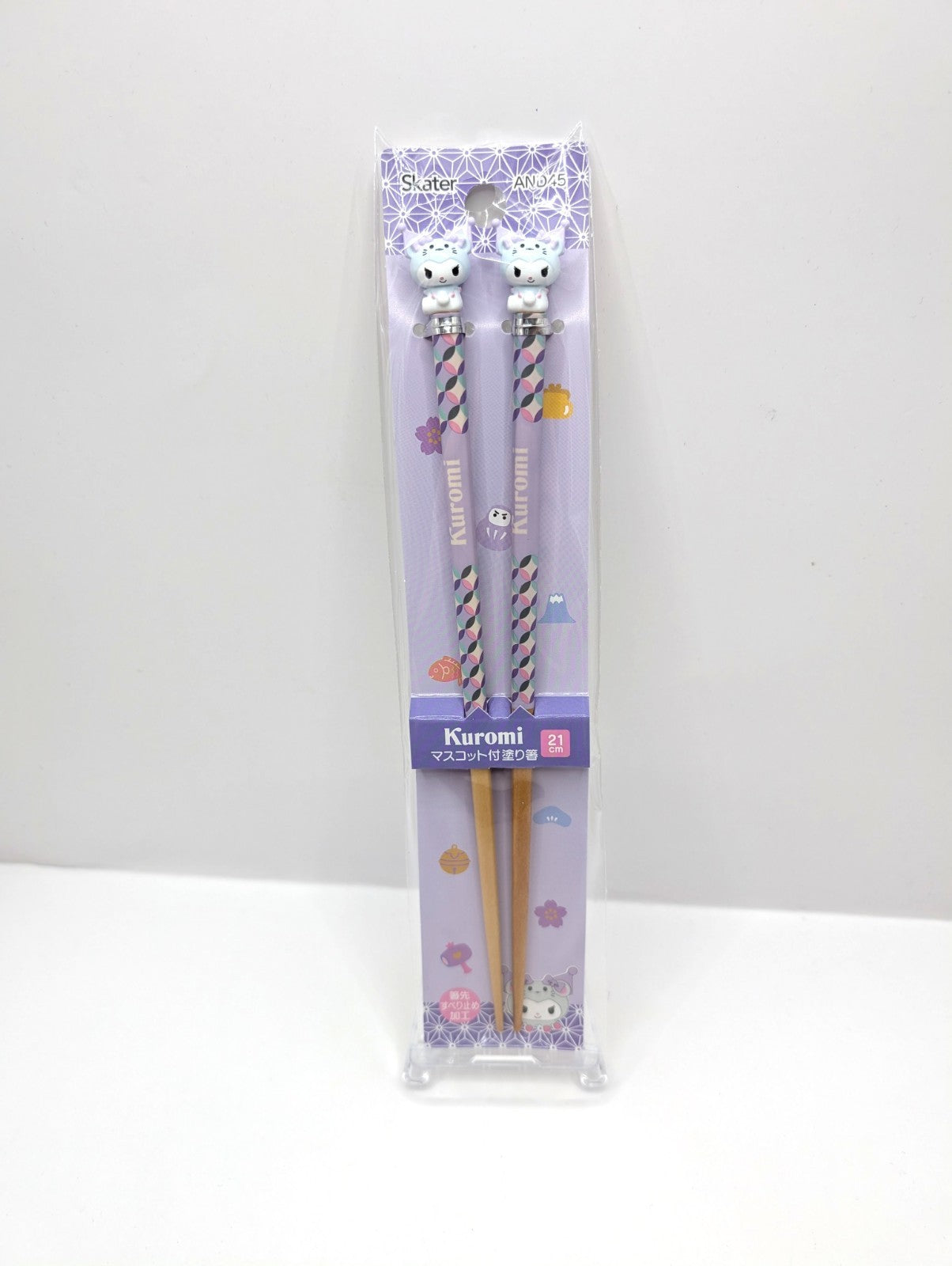 Skater Sanrio Figurine Chopstick Wooden New And Sealed Japan Exclusive