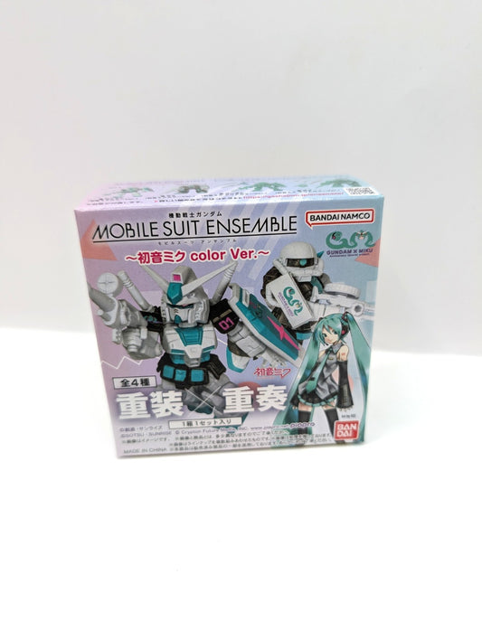 Official Gundam X Hatsune Miku Collaboration Small Figurine New And Sealed