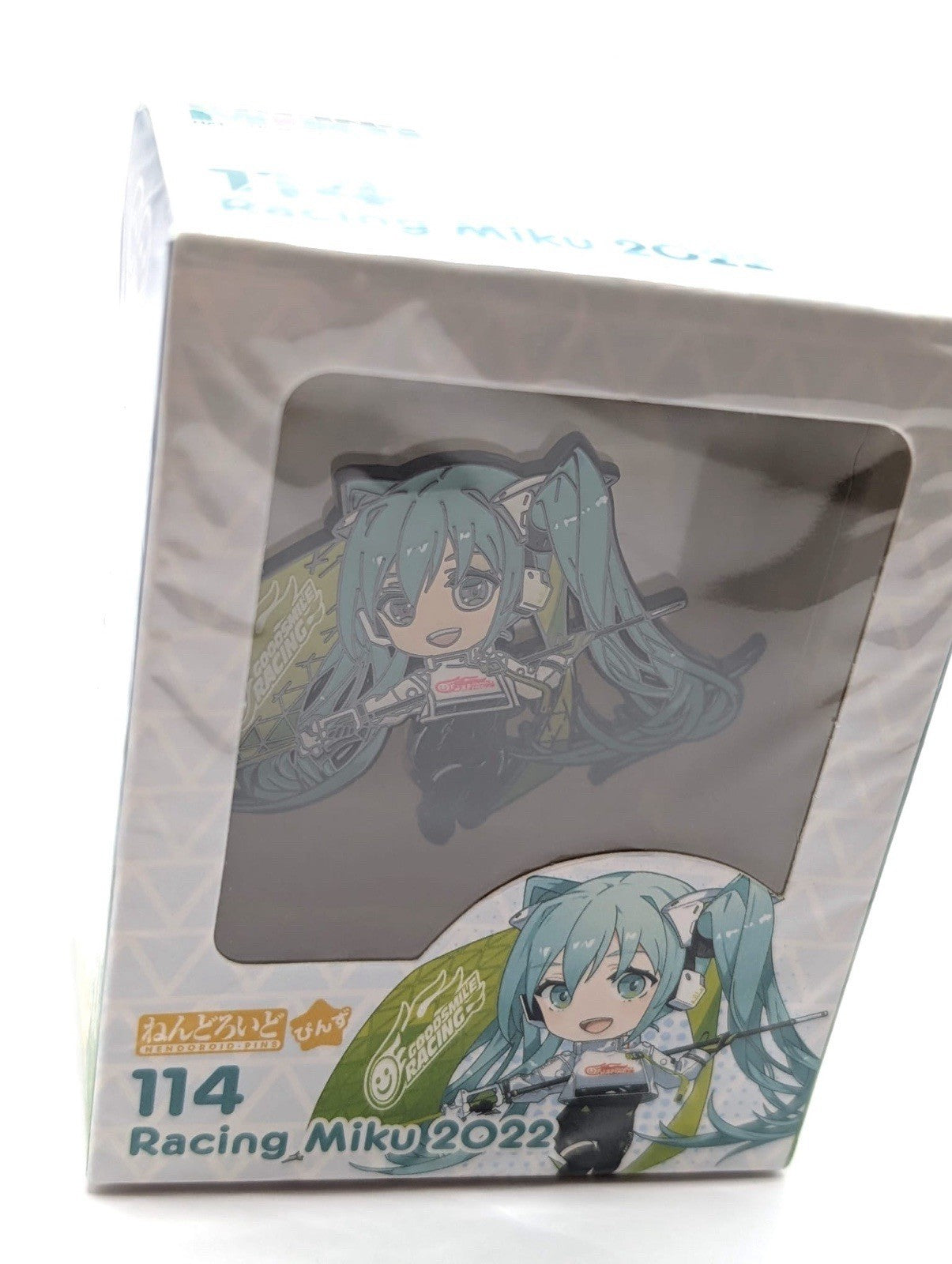 Nendoroid 114 Pin Racing Miku 2022 Hatsune Miku Official Good Smile Racing