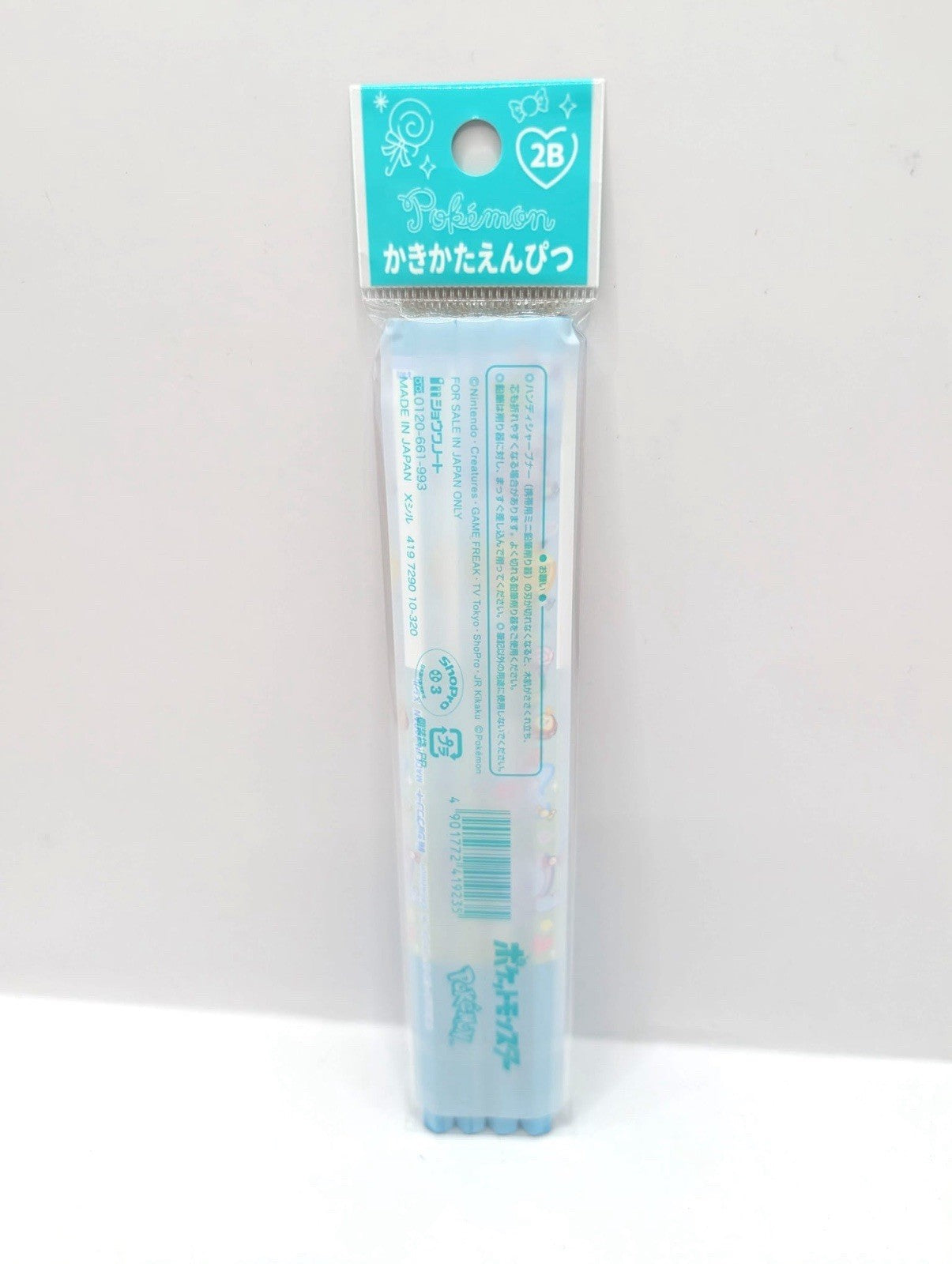Official Pokemon Pencil Set Of 4 2B New & Sealed Japan Design