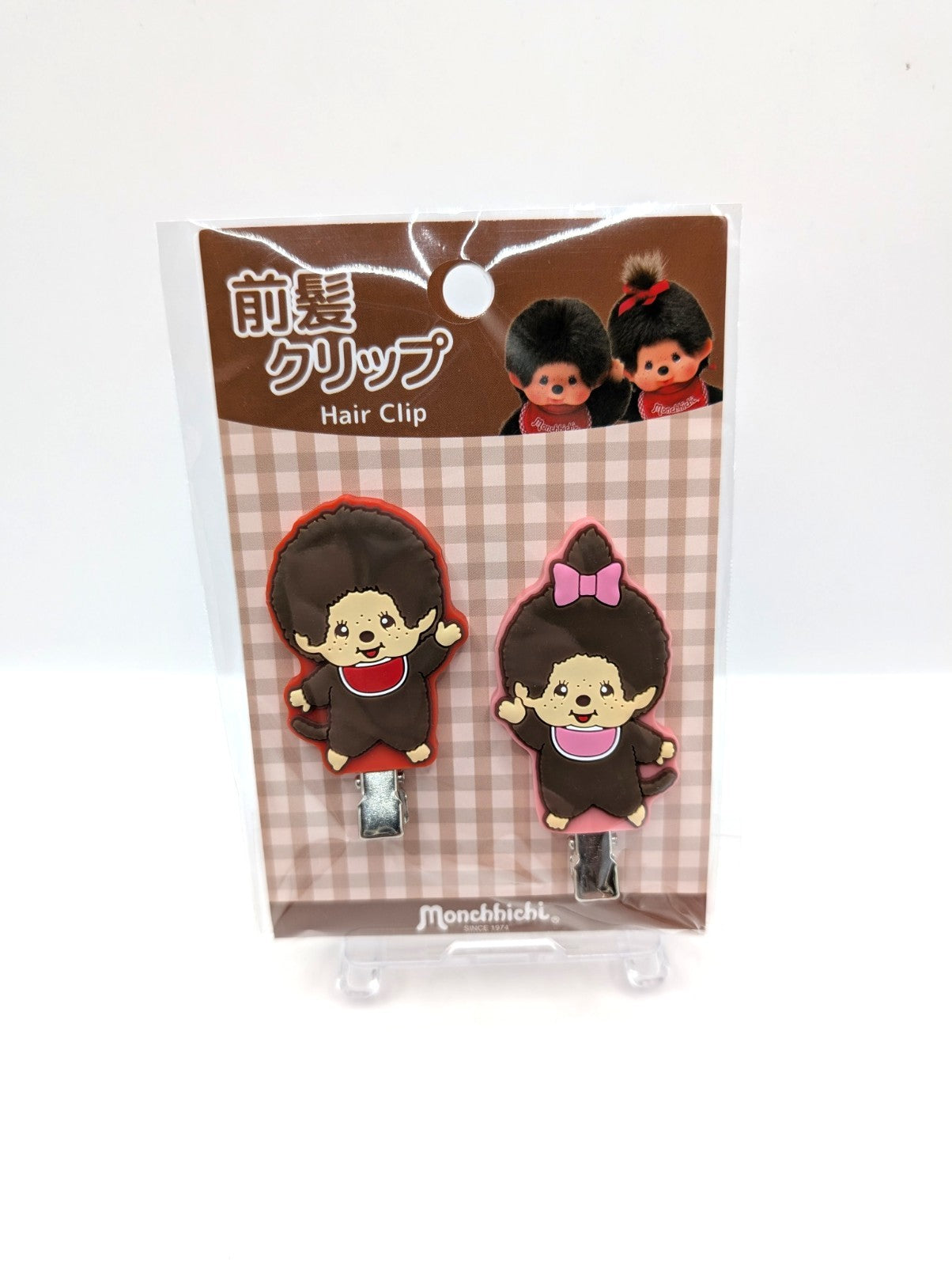 Official Japan Exclusive Monchhichi Hair Clips New And Sealed