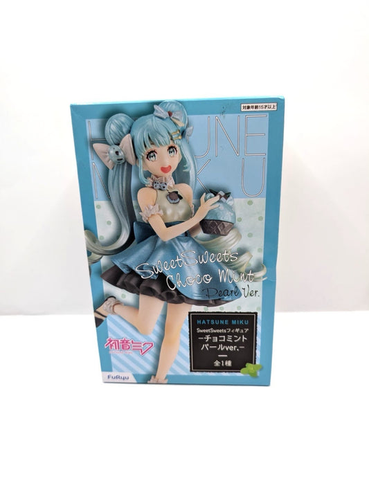 New Official FuRyu Hatsune Miku Sweet Sweets Choco Mint Pearl Version Figurine