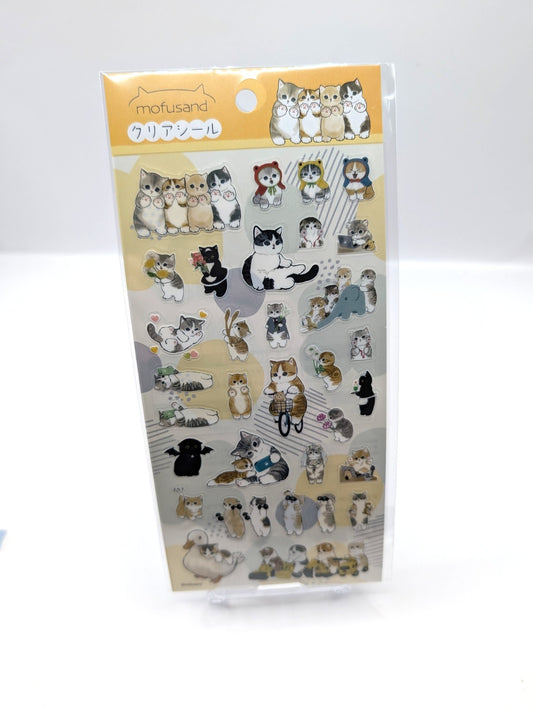 Japan Exclusive Mofusand Cat Sticker Pack New And Sealed Japan Exclusive