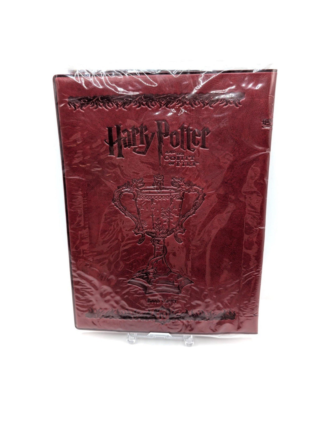New Harry Potter & The Goblet Of Fire Faux Leather Book Cover Embossed Design