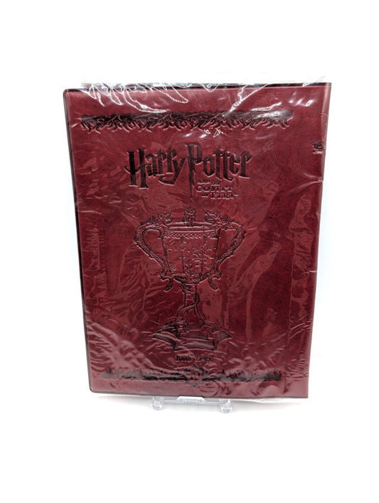 New Harry Potter & The Goblet Of Fire Faux Leather Book Cover Embossed Design
