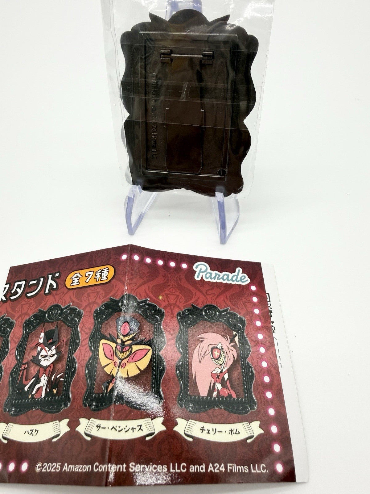 Hazbin Hotel Official Cherri Bomb Japanese Gachapon Metal Mini Frame With Stand