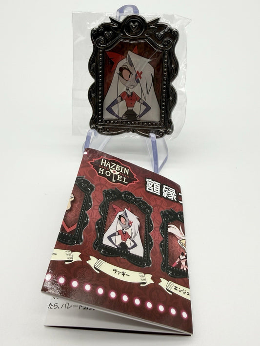 New Hazbin Hotel Official Vaggie Japanese Gachapon Metal Mini Frame With Stand
