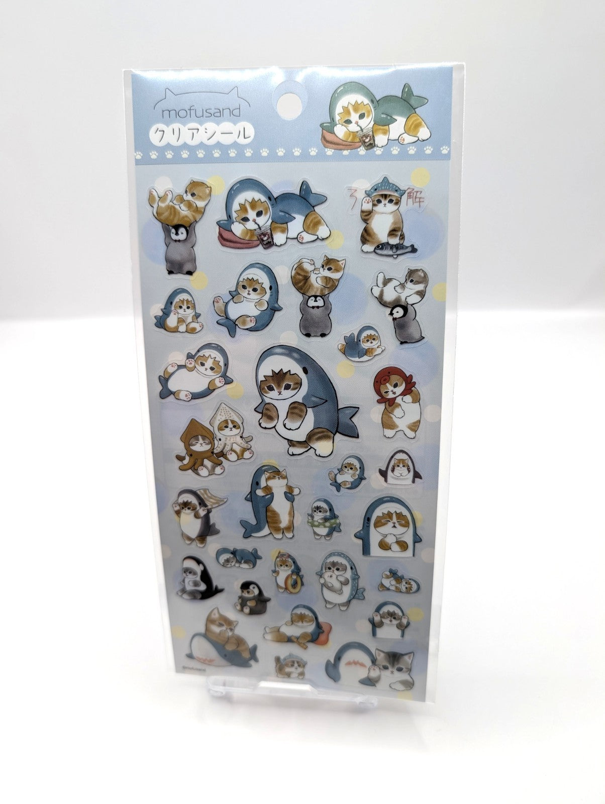 Japan Exclusive Mofusand Shark Cats Sticker Pack New And Sealed Licensed