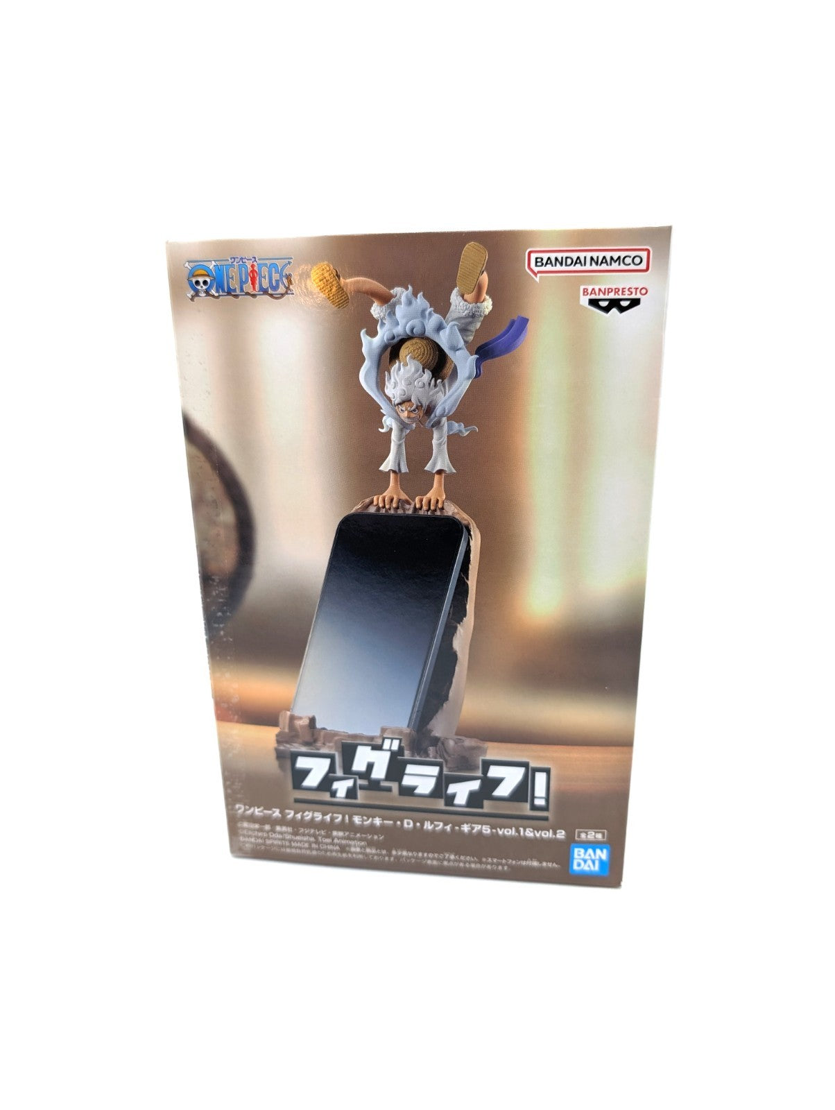 One Piece Fig Life! Monkey D. Luffy Gear 5 Smartphone Stand New and sealed