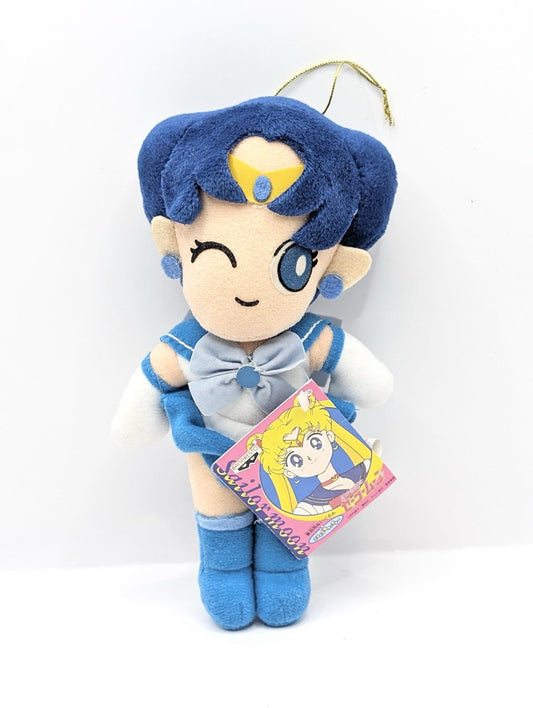 1993 Vintage Banpresto Sailor Mercury Plush Doll From Sailor Moon Anime Series