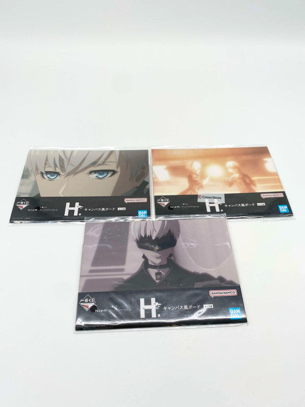 Nier Automata Ichiban Kuji Canvas-style Board Set of 3