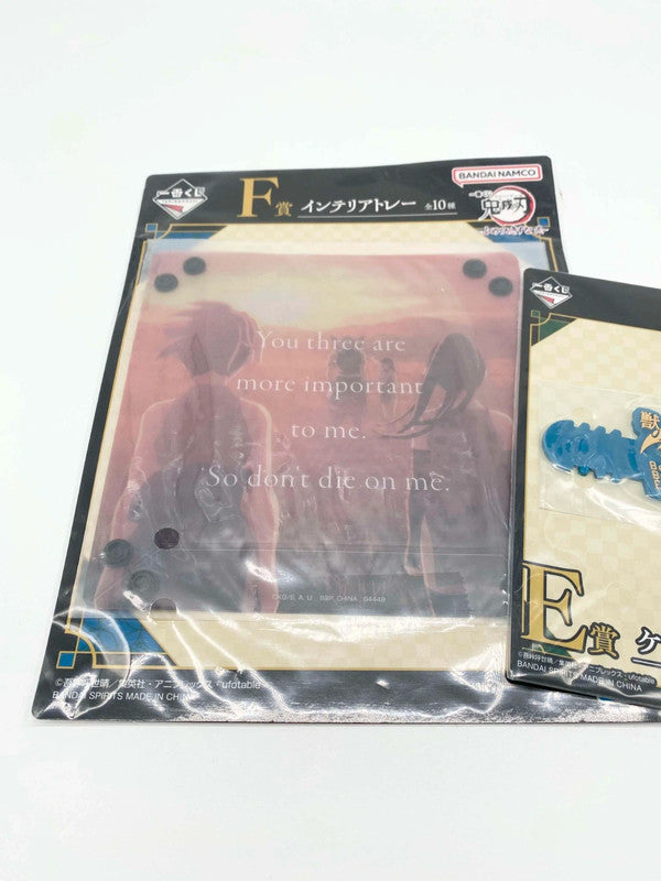 Ichiban Kuji Demon Slayer Unbreakable Bond E Prize Cable Holder and sign Zenitsu