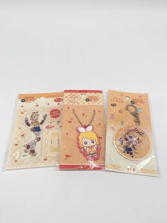 Miku's Diner Hatsune Miku Kagamine Rin Bundle Figure & Keychains