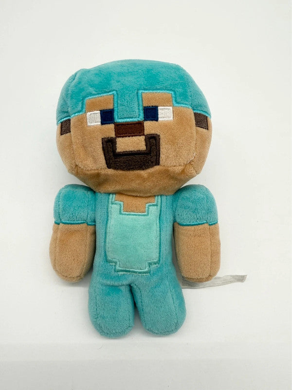 Small Minecraft Plush Soft Toy Full Diamond Armour