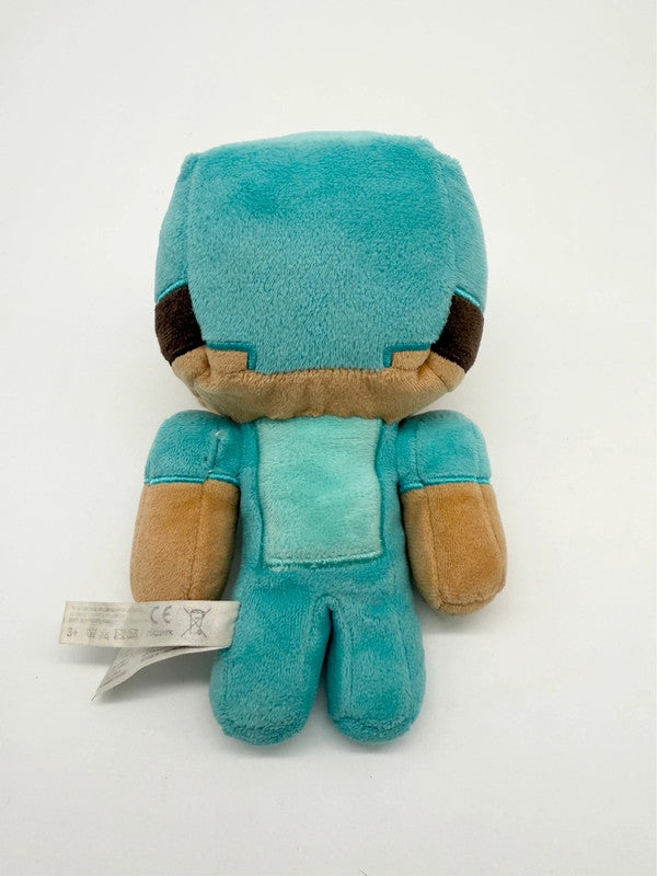 Small Minecraft Plush Soft Toy Full Diamond Armour