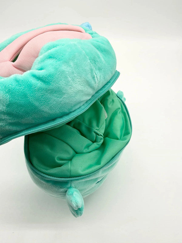Sanrio Licensed Japan Hangyodon Case Zip Plush New with Tags