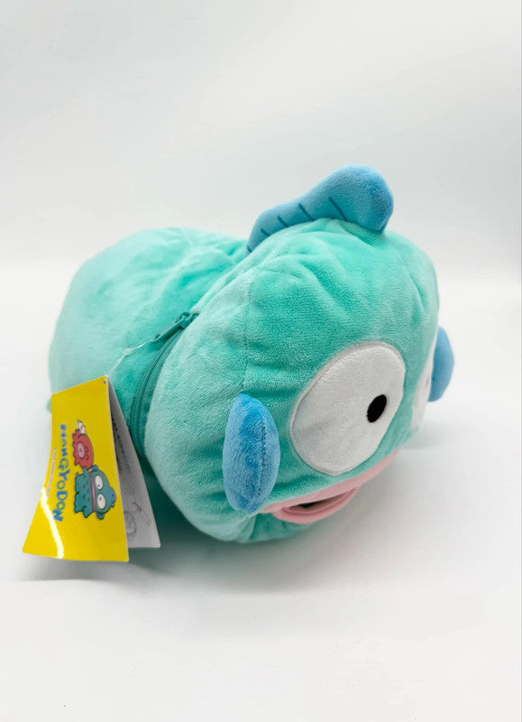 Sanrio Licensed Japan Hangyodon Case Zip Plush New with Tags