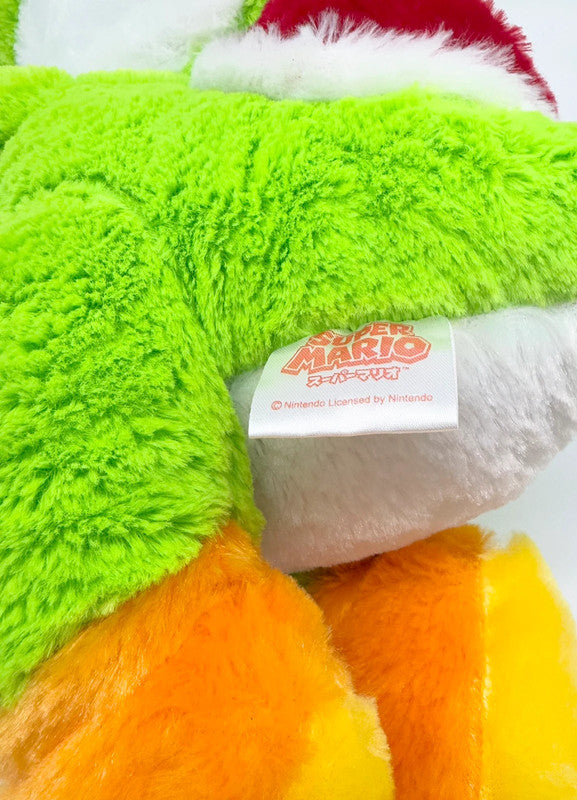 Official Super Mario Yoshi Fluffy Lay Down Design Large Plush Soft Toy
