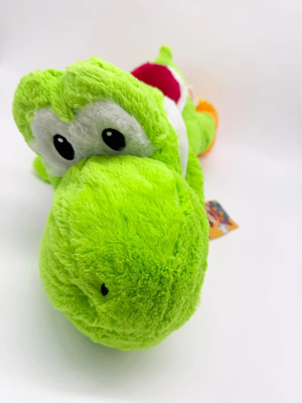 Official Super Mario Yoshi Fluffy Lay Down Design Large Plush Soft Toy