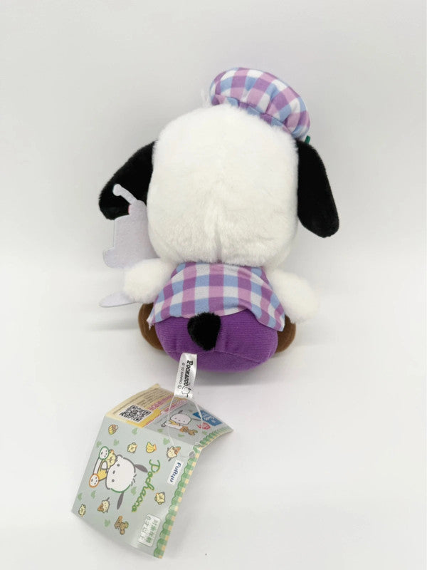 Pochacco Sanrio Official Japan Checked Plush Soft Toy