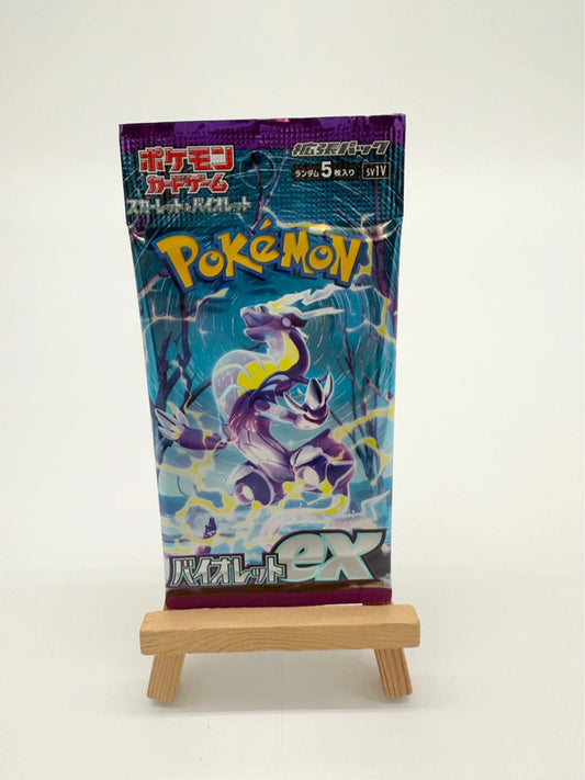 Pokemon TCG Scarlet & Violet Japanese Violet EX Single Booster Pack X1