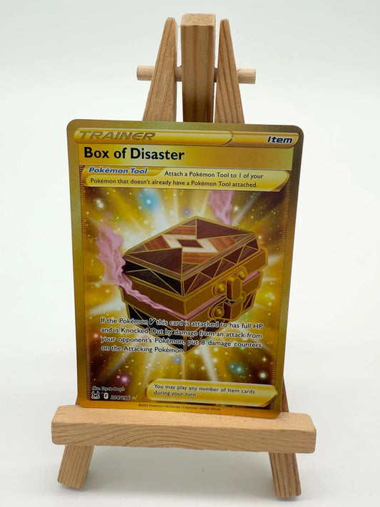 Pokémon - Box of Disaster 214/196 Gold Secret Rare - Lost Origin 2022