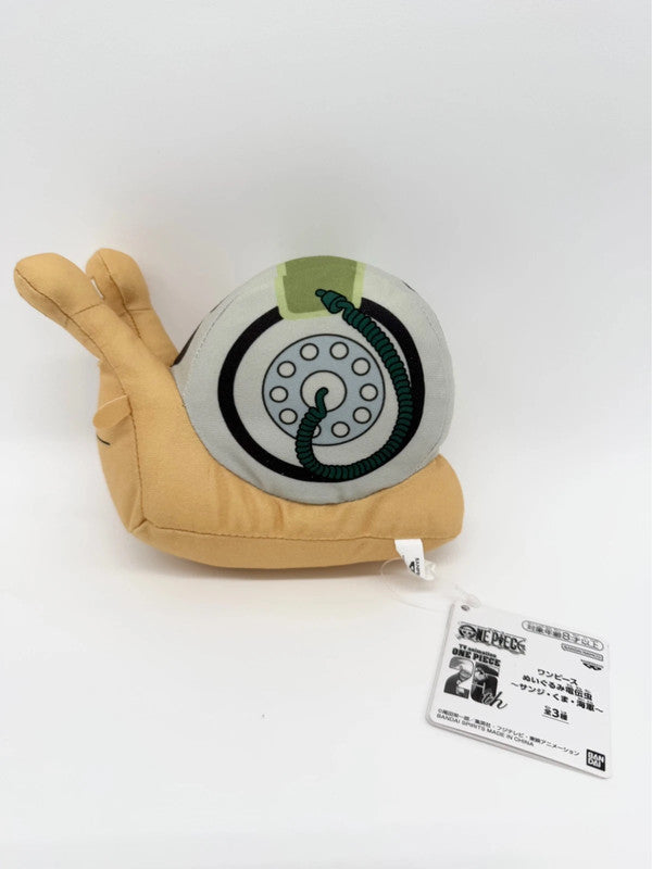 One Piece Snail Plush Bartholomew Kuma New