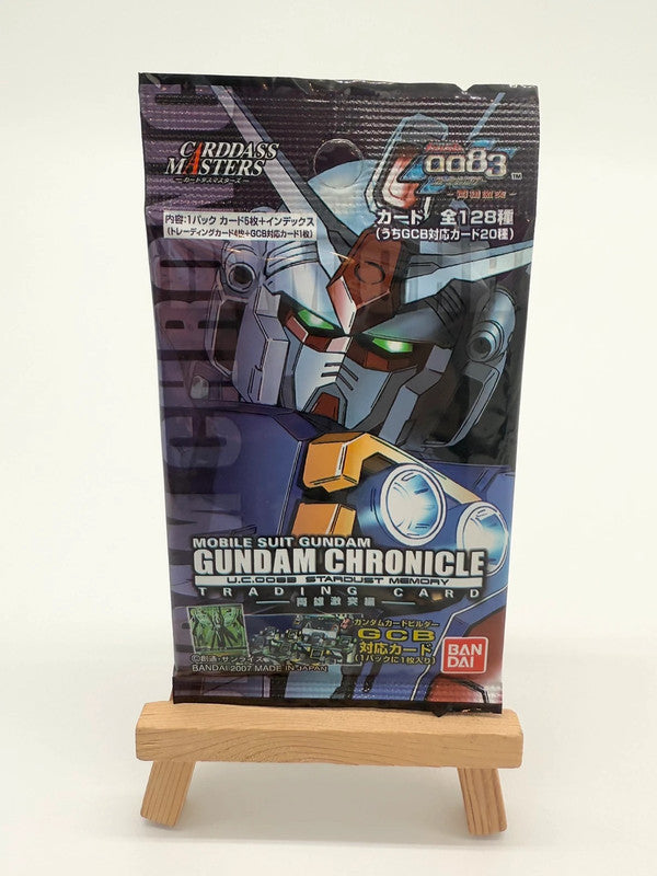 Cardass Masters Bandai Mobile Suit Gundam ‘Gundam Chronicle’ Trading Card Single Booster Pack X1