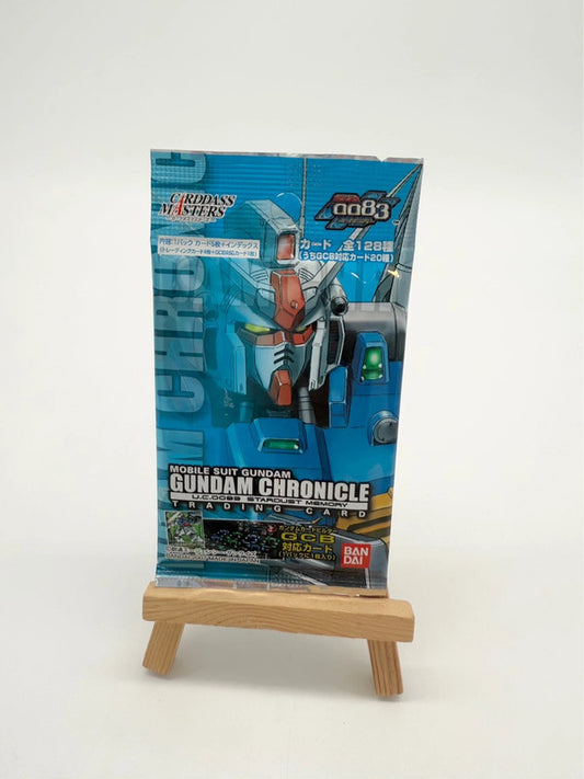 Cardass Masters Bandai Mobile Suit Gundam ‘Gundam Chronicle’ Trading Card Single Pack X1 Blue