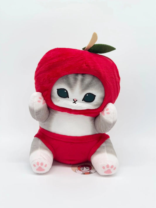 Mofusand Cat x Apple Design Large Plush Soft Toy Official Japan