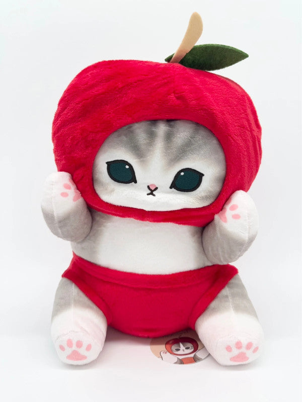 Mofusand Cat x Apple Design Large Plush Soft Toy Official Japan
